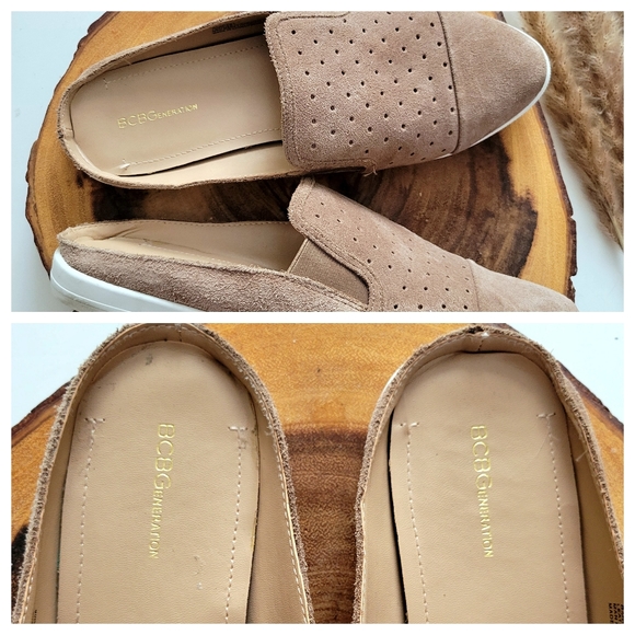BCBGenerations | SUEDE MULES Taupe size 8.5 - Picture 4 of 7